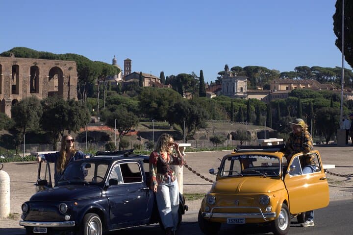 Polaroid-Style Fiat 500 Drive Through Rome: Private 75-Minute Vintage Tour photo 2