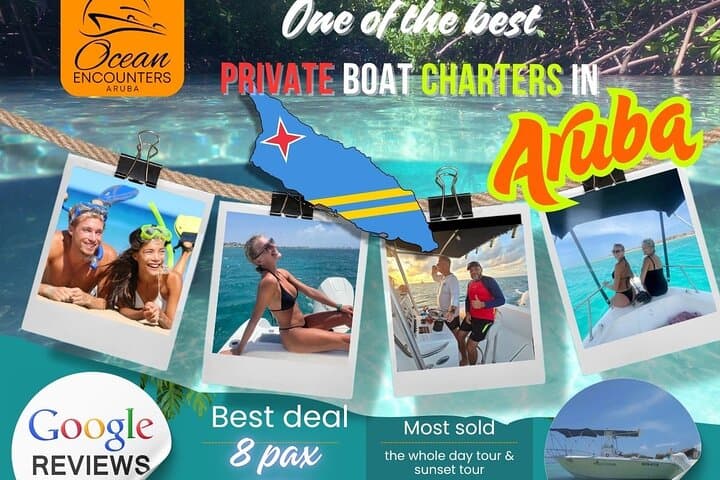 Private Boat Tour and Snorkel Shipwrecks in Aruba photo 2