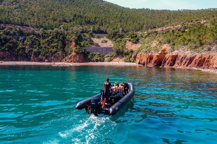 Essential Estérel Calanques RIB Cruise from Mandelieu-la-Napoule