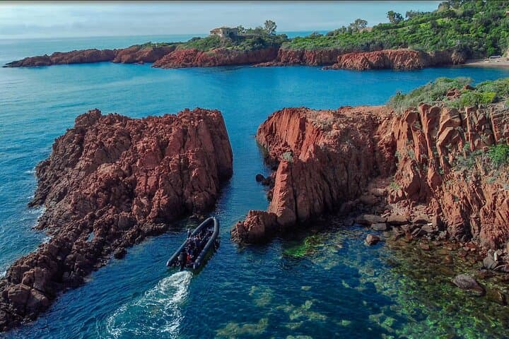 Estérel Massif Calanques Cruise: Red Rocks and Secret Coves from Mandelieu photo 1