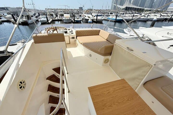 Private 52ft Yacht Cruise in Dubai Marina — Luxury Charter & Sunset Tours photo 4