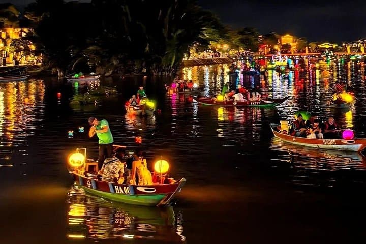 Hoi An Basket Boat Adventure & Magical Lantern River Cruise on the Hoai River photo 4