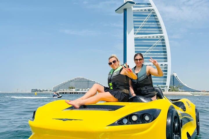 Drive a Jet Car on Dubai Waters with Burj Al Arab Views