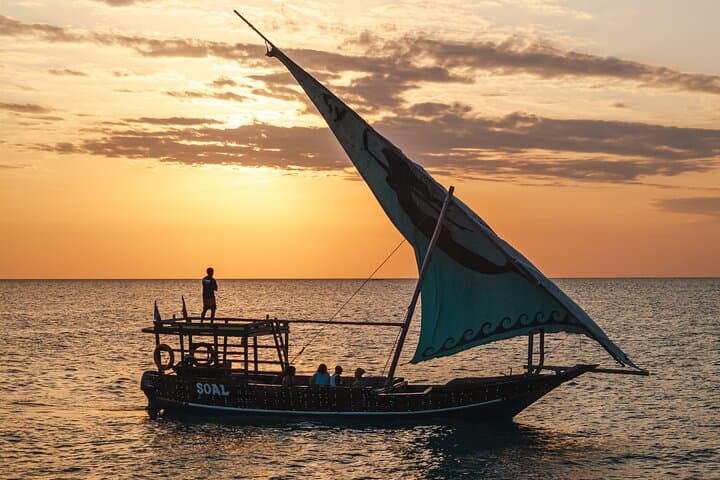 Zanzibar Sunset Dhow Cruise from Kendwa & Nungwi — Open Bar and Island Views