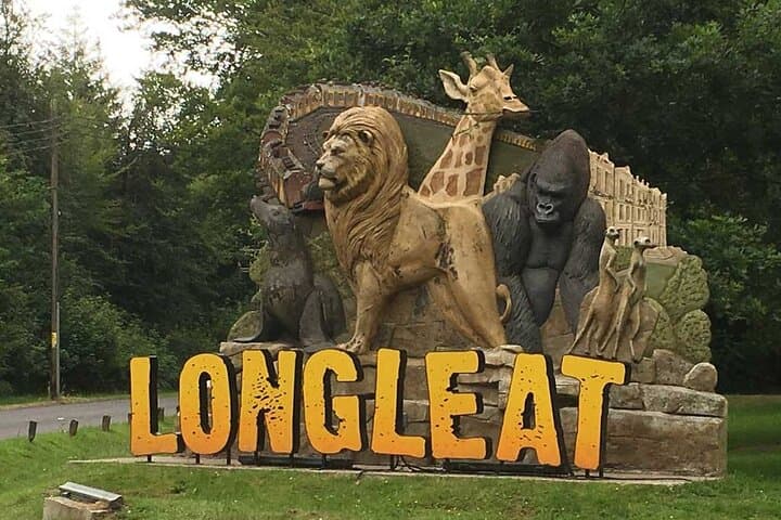 Full-Day Longleat Safari and Roman Baths Private Tour from London