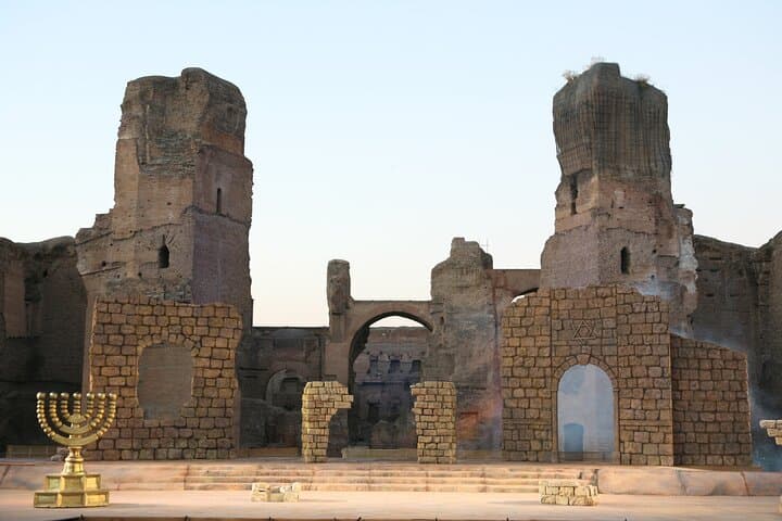 Explore Rome’s Massive Baths of Caracalla: Skip-the-Line Ticket with Transfer and Audio Guide