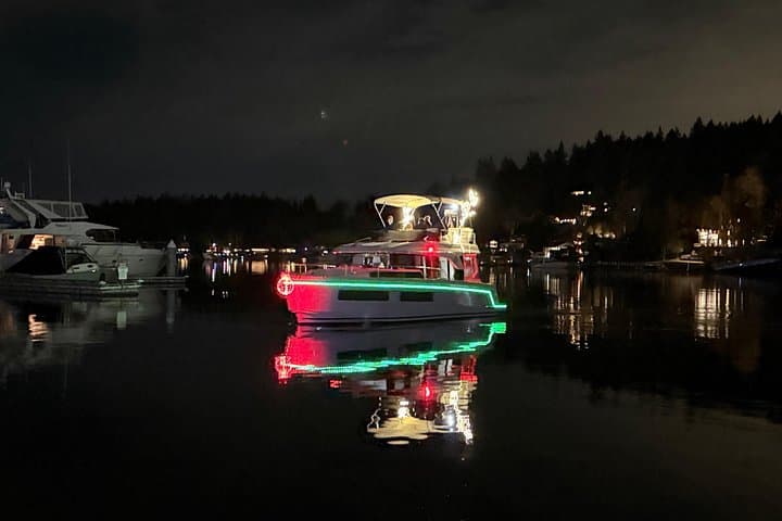 Gig Harbor Lighted Christmas Boat Cruise — Private 90-Min Holiday Harbor Tour photo 1