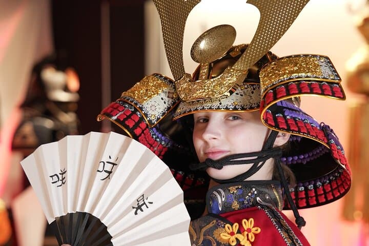 Step into Samurai Armor in Kyoto: Matcha, Calligraphy & Riverside Photoshoot photo 5