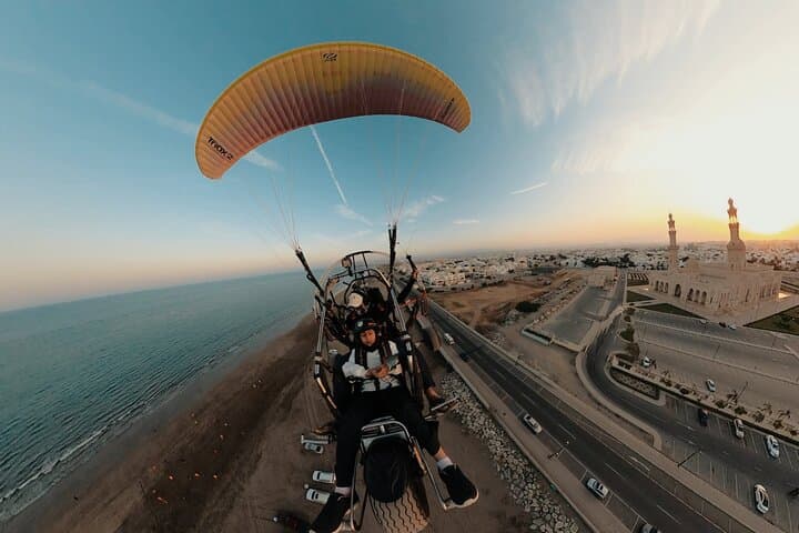 Tandem Paramotor Flights Over Muscat’s Coastline — 15-Minute Sunset Soar photo 5