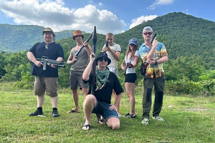 Phnom Penh Outdoor Shooting Range: Military-Style Firearms Experience Near the City