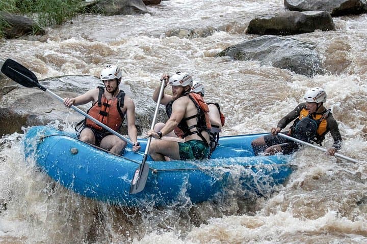 Mae Taeng Adventure: Full-Day Trek, Waterfall Swim & White-Water Rafting from Chiang Mai photo 1