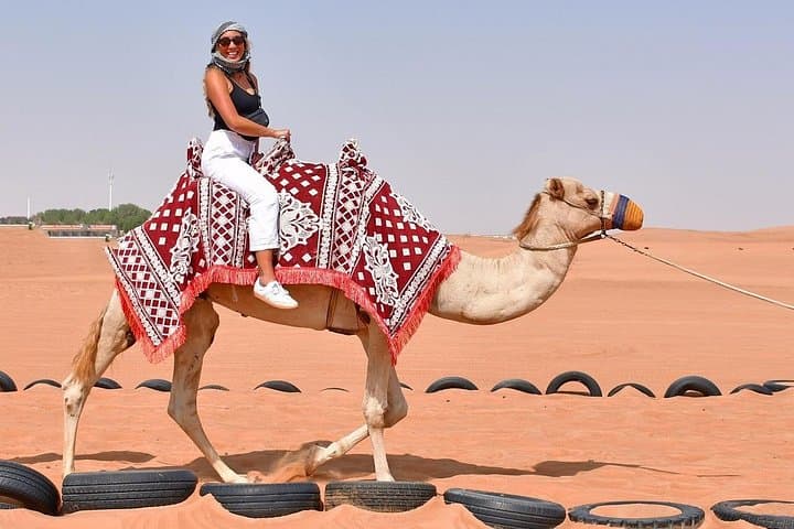 Evening Lahbab Desert Safari: 4x4 Dune Bashing, Camel Ride & BBQ Under the Stars photo 4