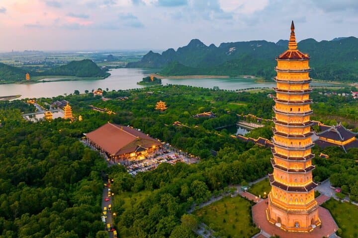Full-Day Ninh Binh: Bai Dinh, Trang An Boat Cruise & 4WD Adventure photo 2