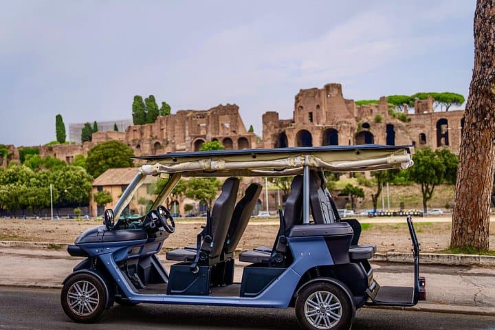 Private Rome Golf Cart Tour: Colosseum, Catacombs & Appian Way Highlights photo 1