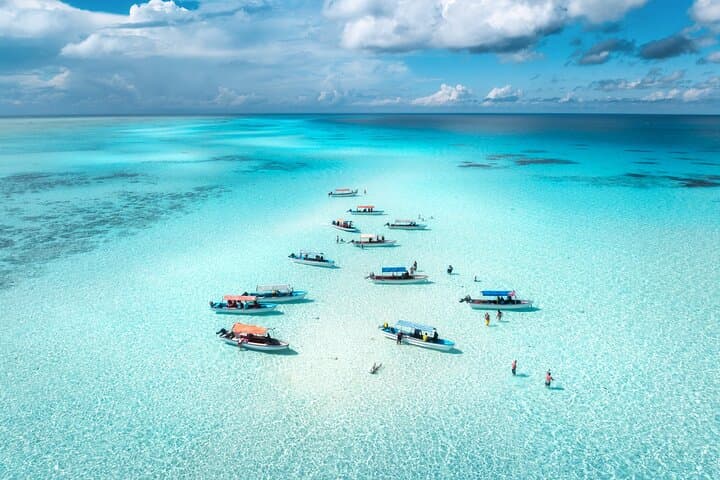 Mnemba Island Private Boat Snorkel & Dolphin Adventure from Nungwi