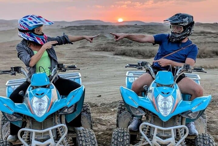 Agafay Desert Quad Bike Sunset & Berber Dinner from Marrakech
