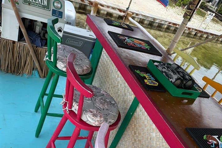 Caye Caulker Tiki Boat Sunset Cruise — Rum Punch, Dolphins & Island Vibes photo 3