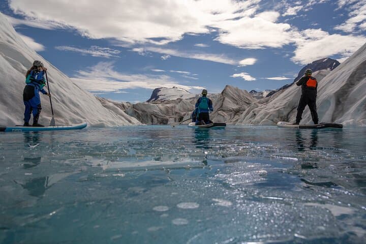 Helicopter Glacier Paddleboarding on Knik Glacier — Half-Day SUP Adventure Near Anchorage photo 4
