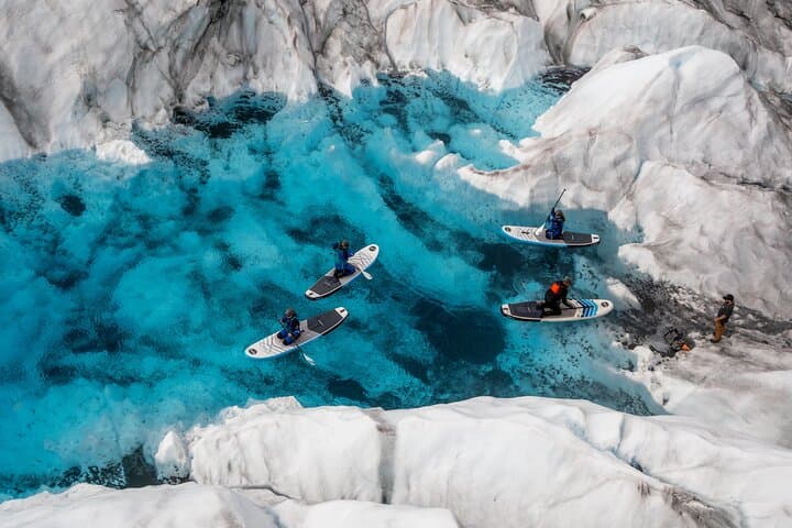 Helicopter Glacier Paddleboarding on Knik Glacier — Half-Day SUP Adventure Near Anchorage photo 2