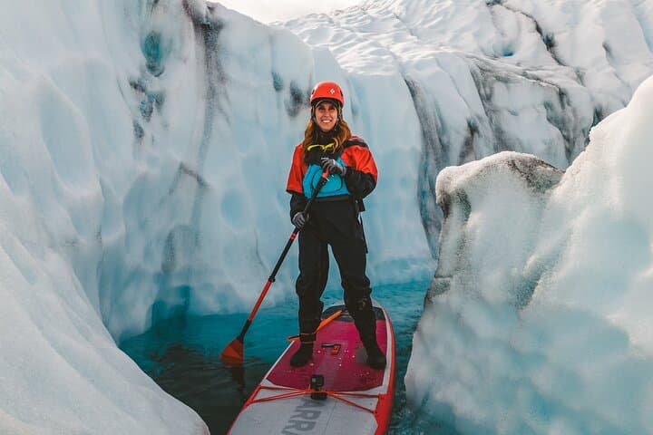 Helicopter Glacier Paddleboarding on Knik Glacier — Half-Day SUP Adventure Near Anchorage photo 3