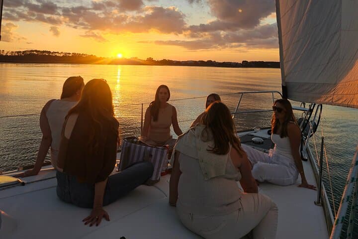 Charleston Sunset Yacht Cruise: Coastal Harbor Tour at Golden Hour
