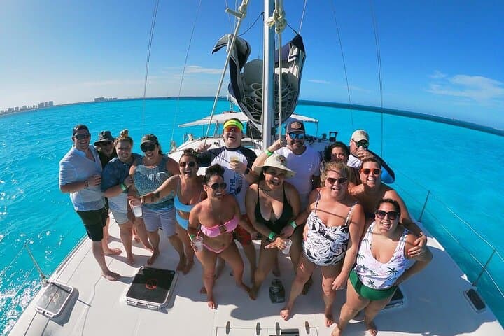 Catamaran to Isla Mujeres from Playa del Carmen — Snorkel, Beach Club & Ice Bar Cruise photo 2
