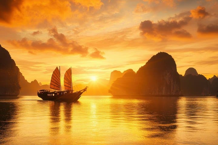 Ha Long Bay Day Cruise from Hanoi: Titop Island, Luon Cave Kayak & Sunset photo 2