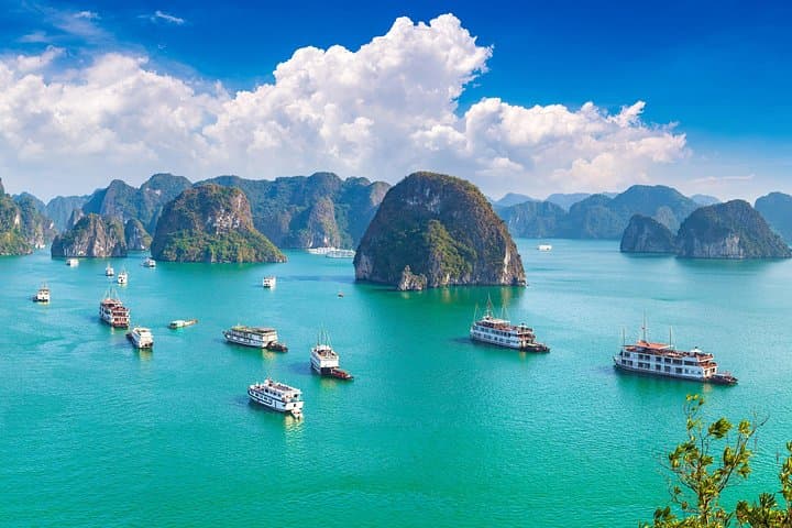 Ha Long Bay Day Cruise from Hanoi: Titop Island, Luon Cave Kayak & Sunset photo 1