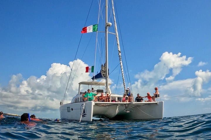 Sail, Snorkel and Sunset: Isla Mujeres Catamaran from Costa Mujeres photo 4