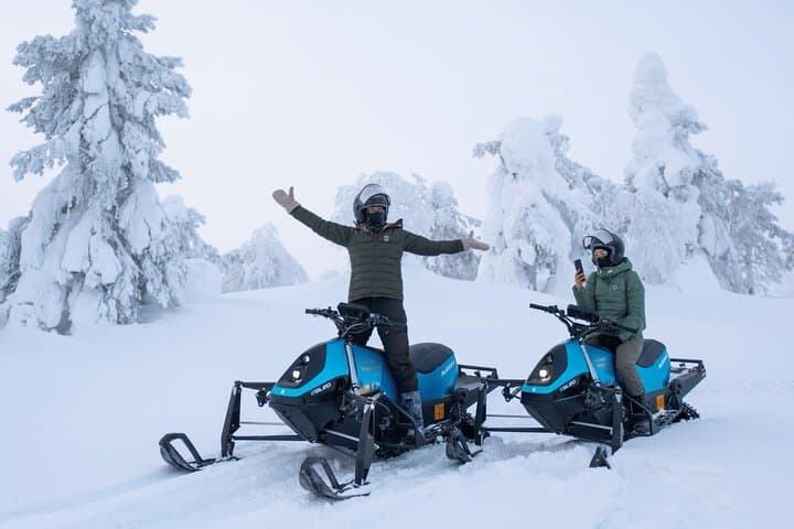 Electric Snowmobile Adventure in Sulitjelma — Guided Arctic Ride from Bodø