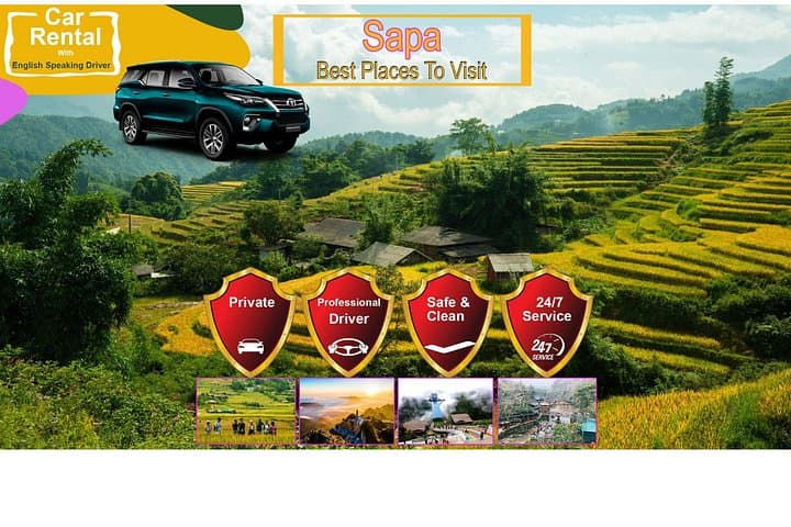 Sapa Private Car Rental — Half & Full-Day Cultural Drives with English-Speaking Driver photo 1