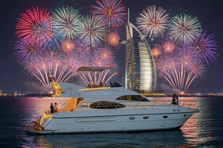 Private 50ft Yacht New Year's Eve Fireworks Cruise in Dubai Marina photo 2