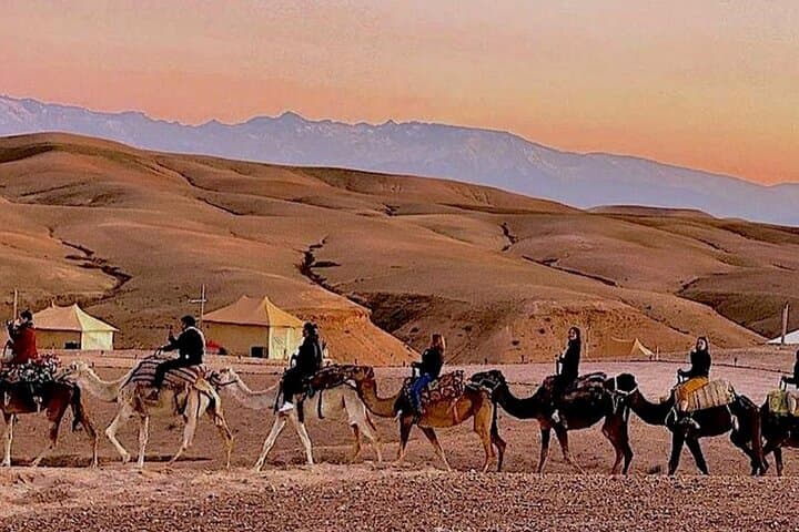Agafay Desert Diner and Show: Camel Ride, ATV Adventure & Moroccan Night from Marrakech photo 6
