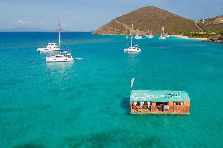 Ocean Bliss Floating Spa Massage in White Bay, Jost Van Dyke
