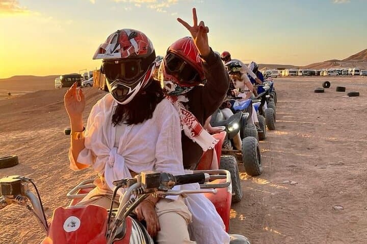 Agafay Desert Quad and Camel Ride with Sunset Dinner & Fire Show photo 2