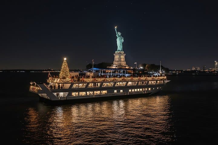 Holiday Dinner Cruise in NYC — Grande Mariner Christmas Eve Harbor Experience