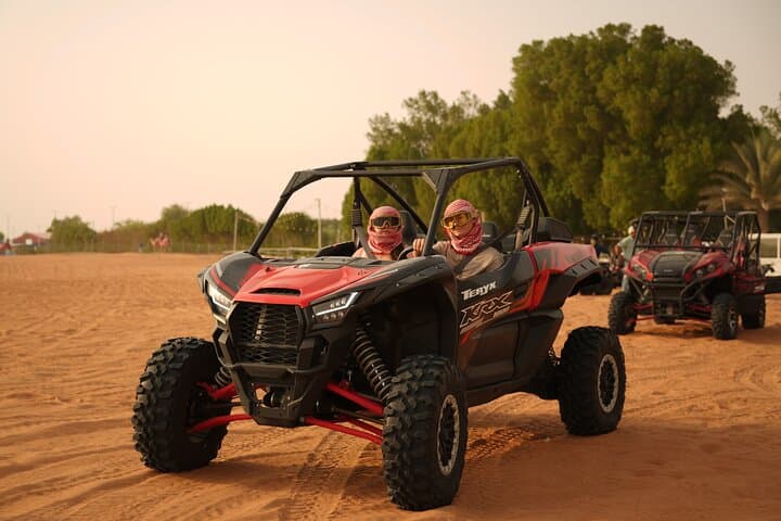 Dubai Red Dunes Dune Buggy Safari — Camel Ride, Sandboarding & BBQ