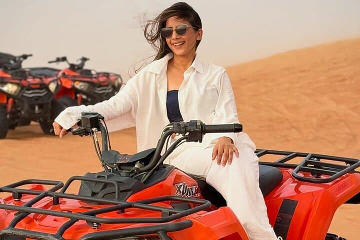VIP Dubai Red Dune Desert Safari: 4x4 Dune Bashing, Camel Ride & BBQ Dinner photo 4