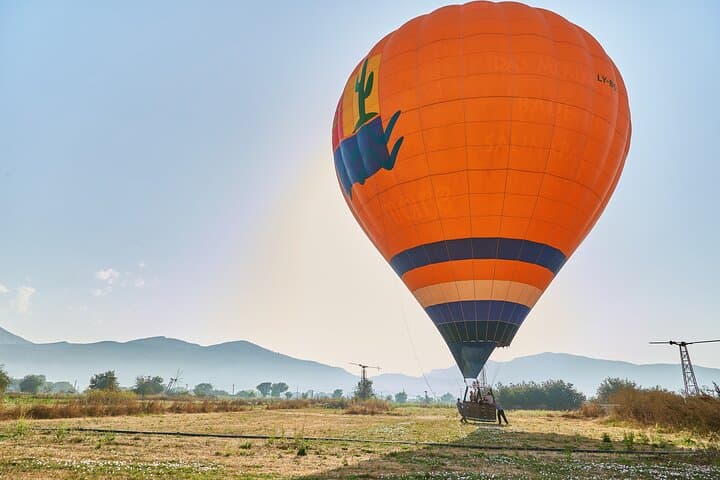 Sunrise Hot-Air Balloon Over Lassithi Plateau — Crete Aerial Flight photo 2