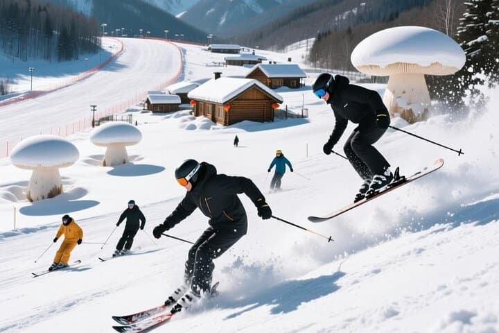 Harbin to Snow Town & Yabuli: Private 2-Day Winter Charter for Skiing and Village Photography photo 2