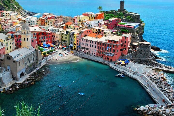Cinque Terre Day Trip from Florence: Explore Five Villages by Train, Boat & Foot