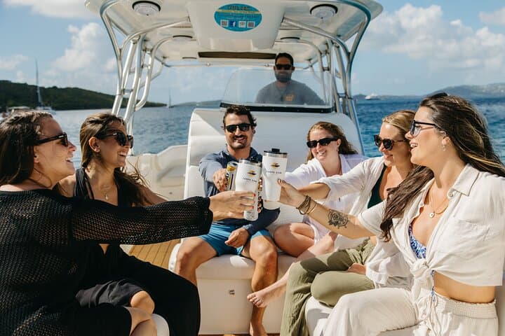 Full-Day Private BVI Boat Charter: Snorkel Reefs, Beach Bars & Hidden Coves photo 4