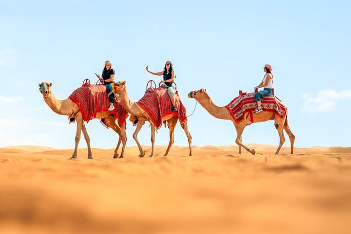 Red Dunes Safari Dubai: Dune Bashing, Camel Ride & BBQ Under the Stars photo 2