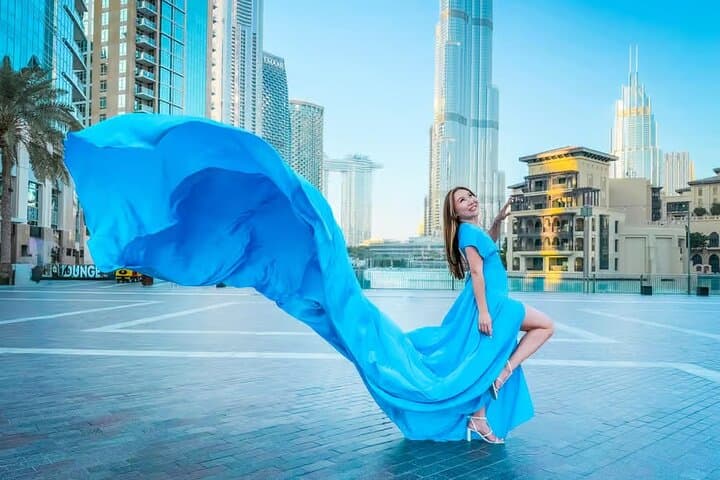 Dubai Flying Dress Photoshoot: Best Locations & What to Expect photo 2