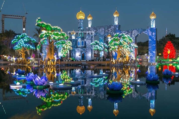Dubai Garden Glow: Dinosaur Park & Fantasy Park Evening Light Experience photo 3