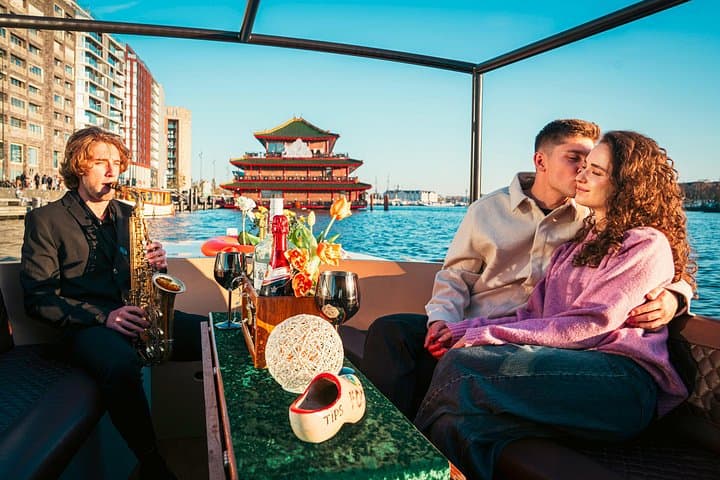 Private Amsterdam Canal Cruise: 2-Hour Double WOW Electric Boat Tour photo 6