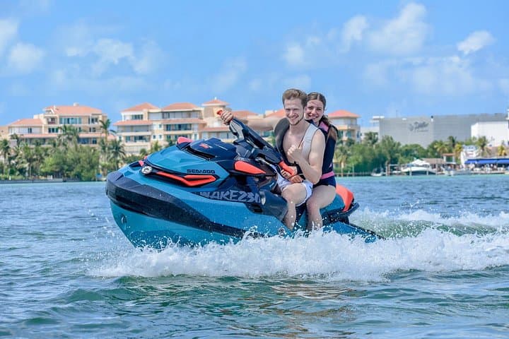 High-Speed Jet Ski Rental in Cancun: Caribbean Open-Water & Lagoon Rides photo 3