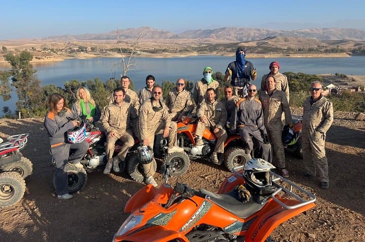 Agafay Desert Sunset Quad & Dinner from Marrakech: Camel Ride, Fire Show, and Berber Night photo 6