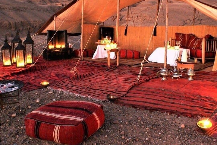 Sunrise Camel Ride and Moroccan Breakfast in Agafay Desert — Marrakech Sunrise Tour photo 3