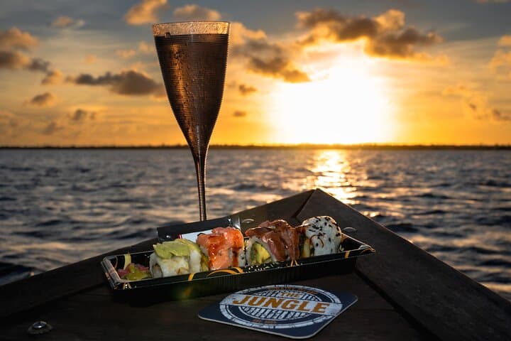 Bonaire Sushi Sunset Cruise: Champagne & Fresh Sushi at Golden Hour photo 1